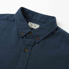 Men's Basket Weave Full Opening Long Sleeve Shirt - Giordano