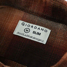 Men's Basket Weave Full Opening Long Sleeve Shirt - Giordano