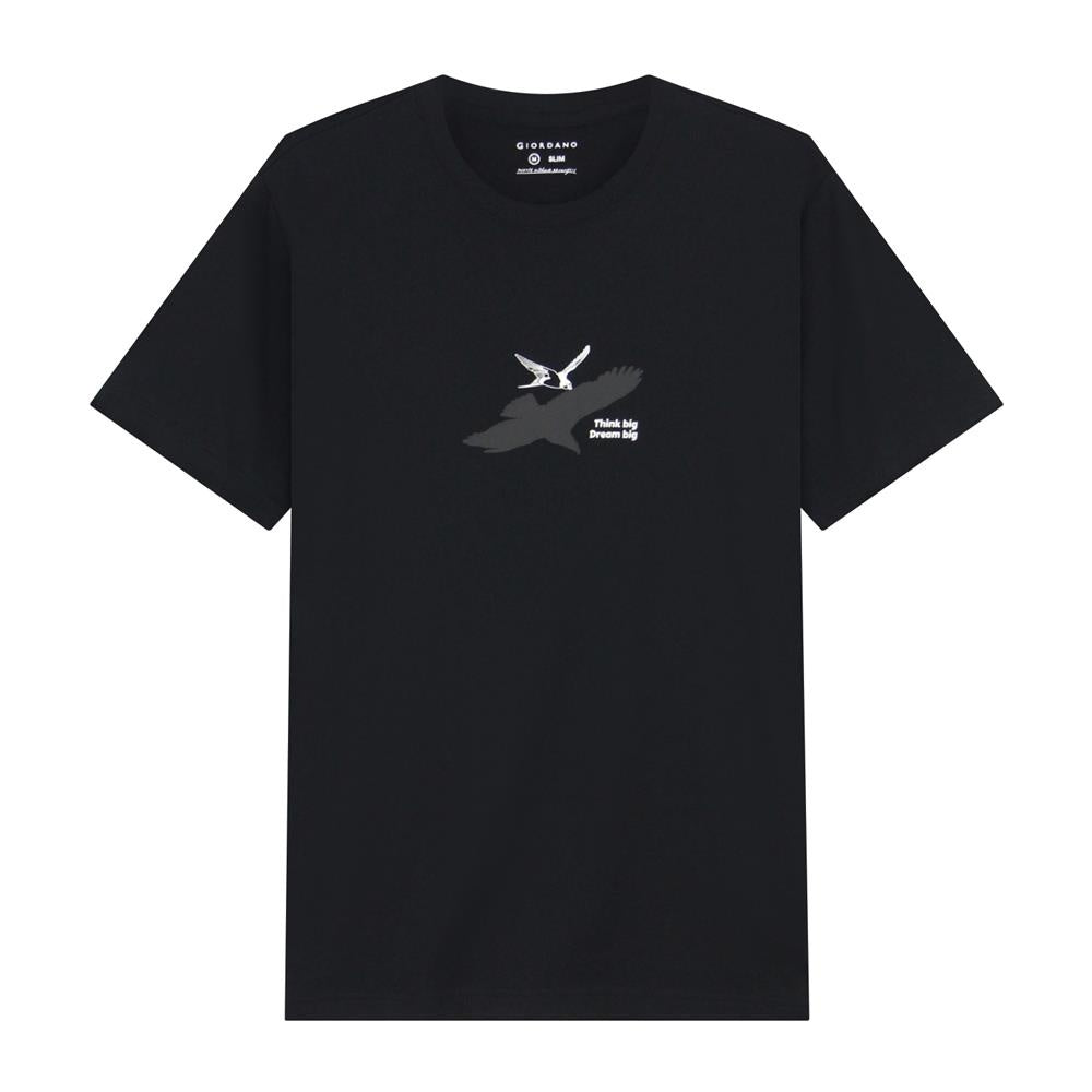 Men's Cotton Jersey Print Tee - Giordano