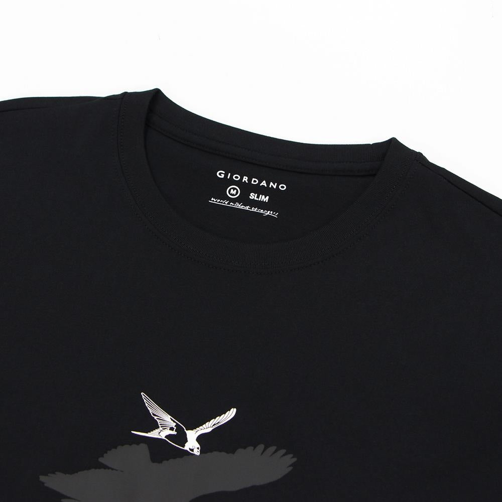 Men's Cotton Jersey Print Tee - Giordano