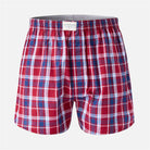 Men's Cotton Poplin Boxers - 3 Pack - Red - Giordano