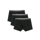 Men's Cotton Spandex Jersey 3 - Pack Trunks - Black - Giordano