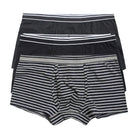 Men's Cotton Spandex Jersey 3 - Pack Trunks - Black - Giordano