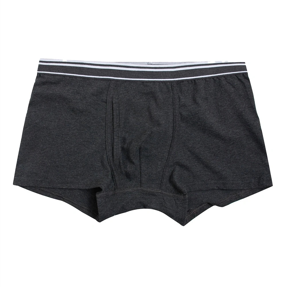 Men's Cotton Spandex Jersey 3 - Pack Trunks - Black - Giordano
