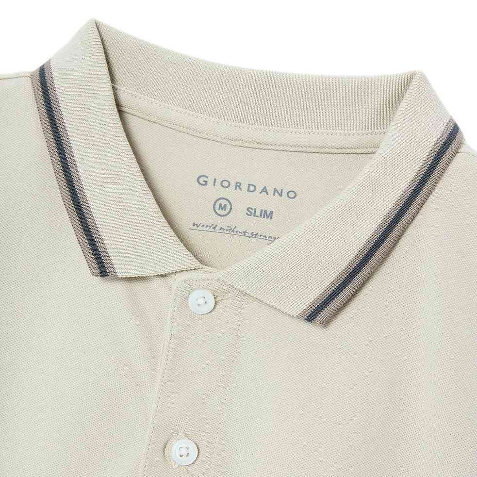 Men's Eagle Embroidery Solid Polo - Giordano