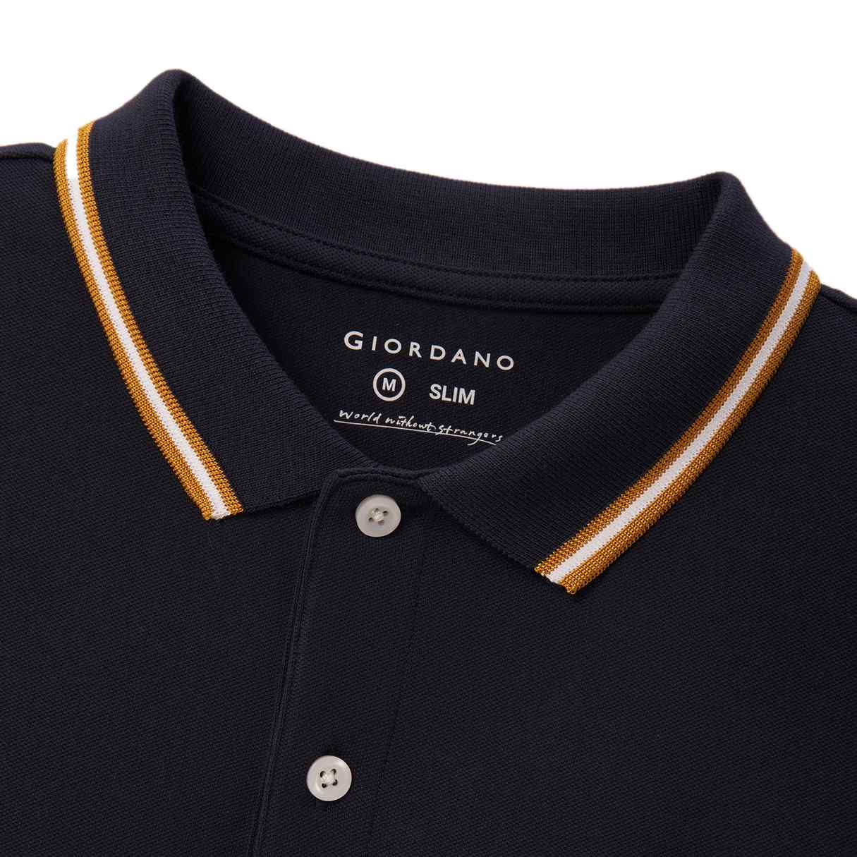Men's Eagle Embroidery Solid Polo - Giordano