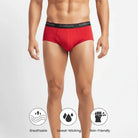 Men's Essentials Classic Fit Briefs - 6 - Pack - Black - Giordano