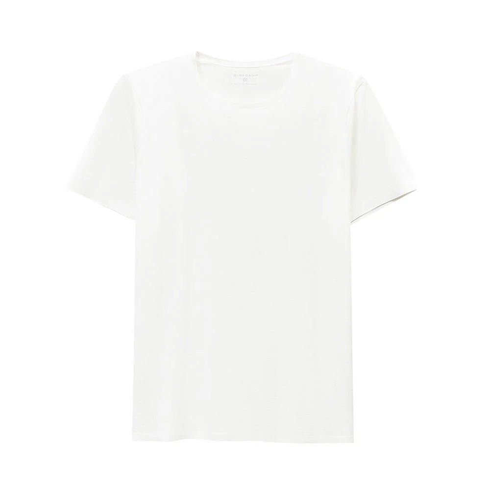 Men's Essentials Crew Neck T-Shirt - 2 - Pack - Black - Giordano