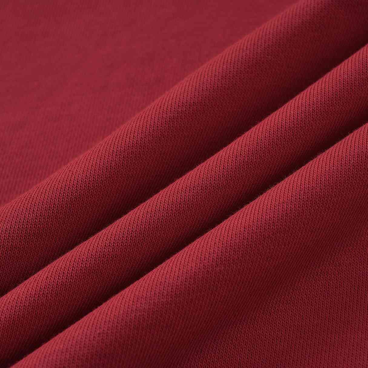 Men’s French Terry Relaxed Fit Pullover - Tom & Jerry - Red - Giordano