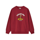 Men’s French Terry Relaxed Fit Pullover - Tom & Jerry - Red - Giordano