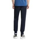 Men's Interlock Mid Rise Elastic Waist Jogger - Blue - Giordano