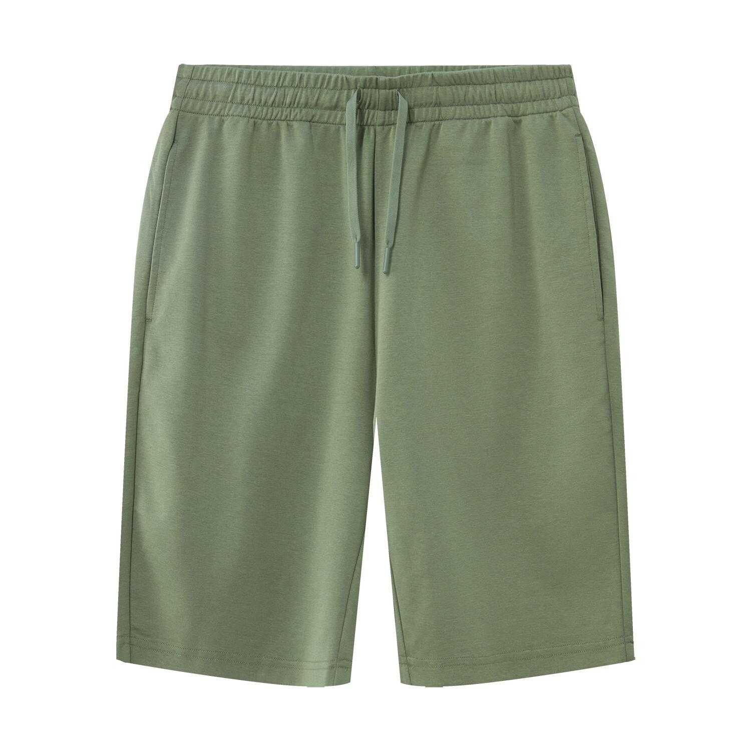 Men's Interlock Mid Rise Regular Shorts - Green - Giordano