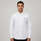 Men's Lion Oxford Shirt - White - Giordano