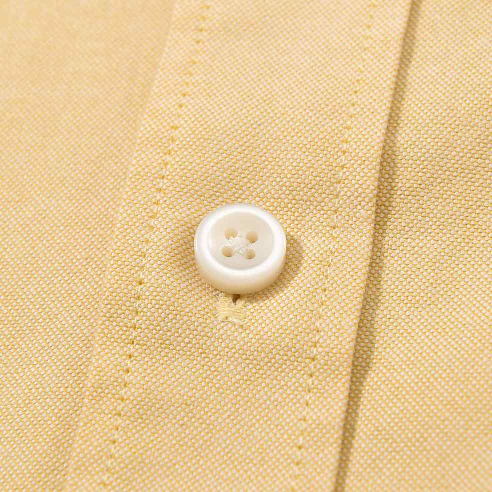 Men's Lion Oxford Shirt - Yellow - Giordano