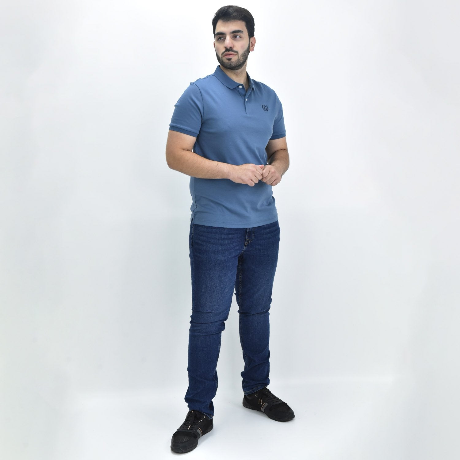Men's Liquid Touch Polo - Blue - Giordano
