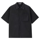 Men’s Nylon Stretch Short Sleeve Shirt – Lightweight & Water - Resistant | Korea Collection - Giordano
