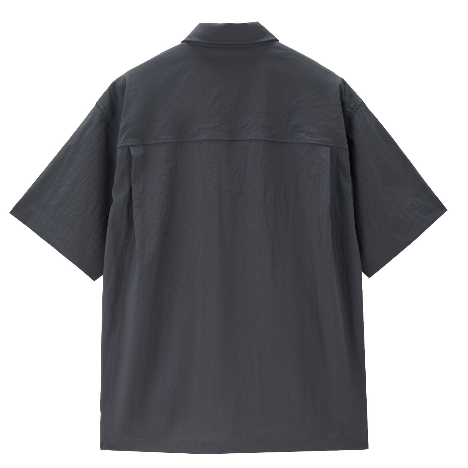 Men’s Nylon Stretch Short Sleeve Shirt – Lightweight & Water - Resistant | Korea Collection - Giordano