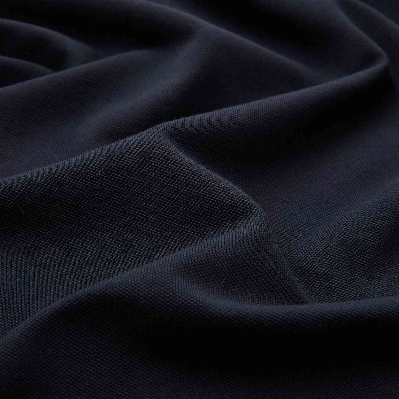 Men's Pique Long Sleeve Regular Embroidery Solid Polo - Giordano