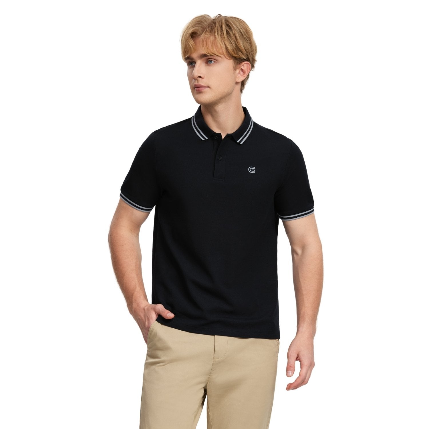 Men's Pique Solid Polo - Giordano