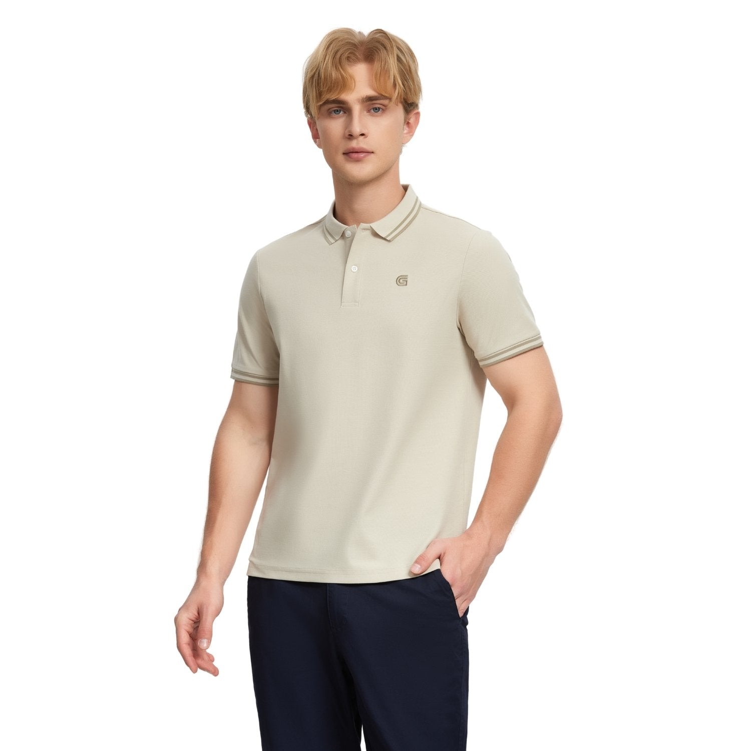 Men's Pique Solid Polo - Giordano