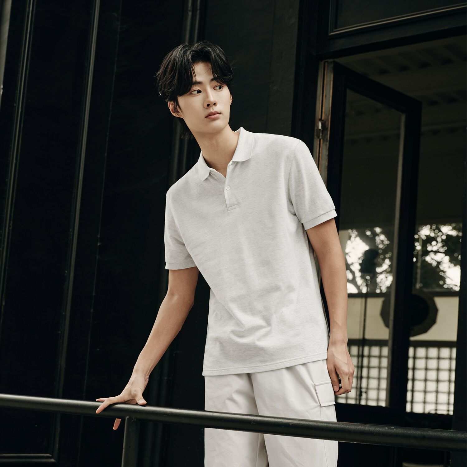 Men's Polo Shirt: Cotton Pique, Short Sleeve | Korea Collection - Giordano