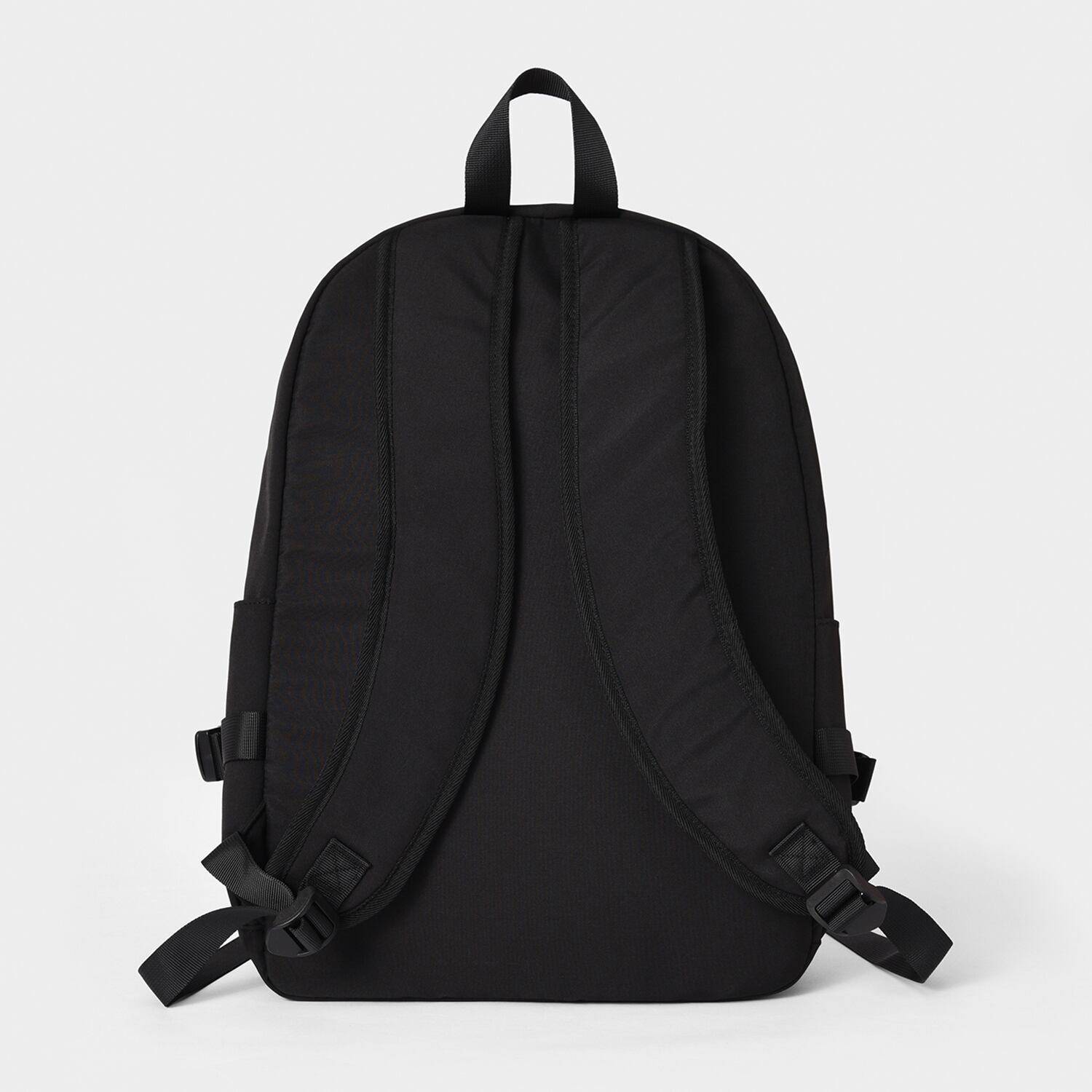 Men's Polyester Classic Backpack - Black - Giordano