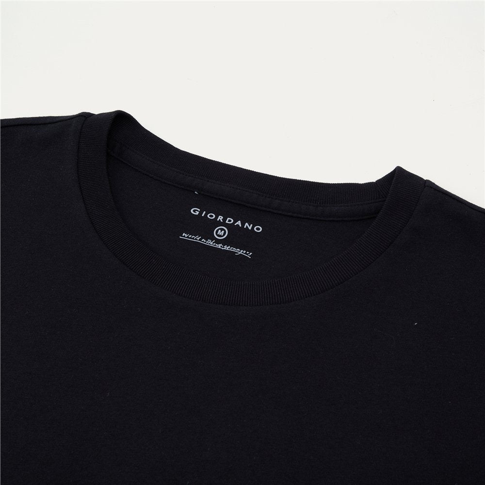 Men's Regular Fit Cotton Crew Neck T-Shirt - 3 - Pack - Multi - Giordano