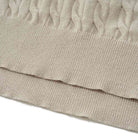 Men's Regular Fit Short Sleeve Cable - Knit Sweater - Khaki - Giordano