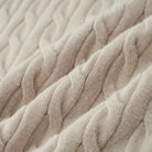 Men's Regular Fit Short Sleeve Cable - Knit Sweater - Khaki - Giordano