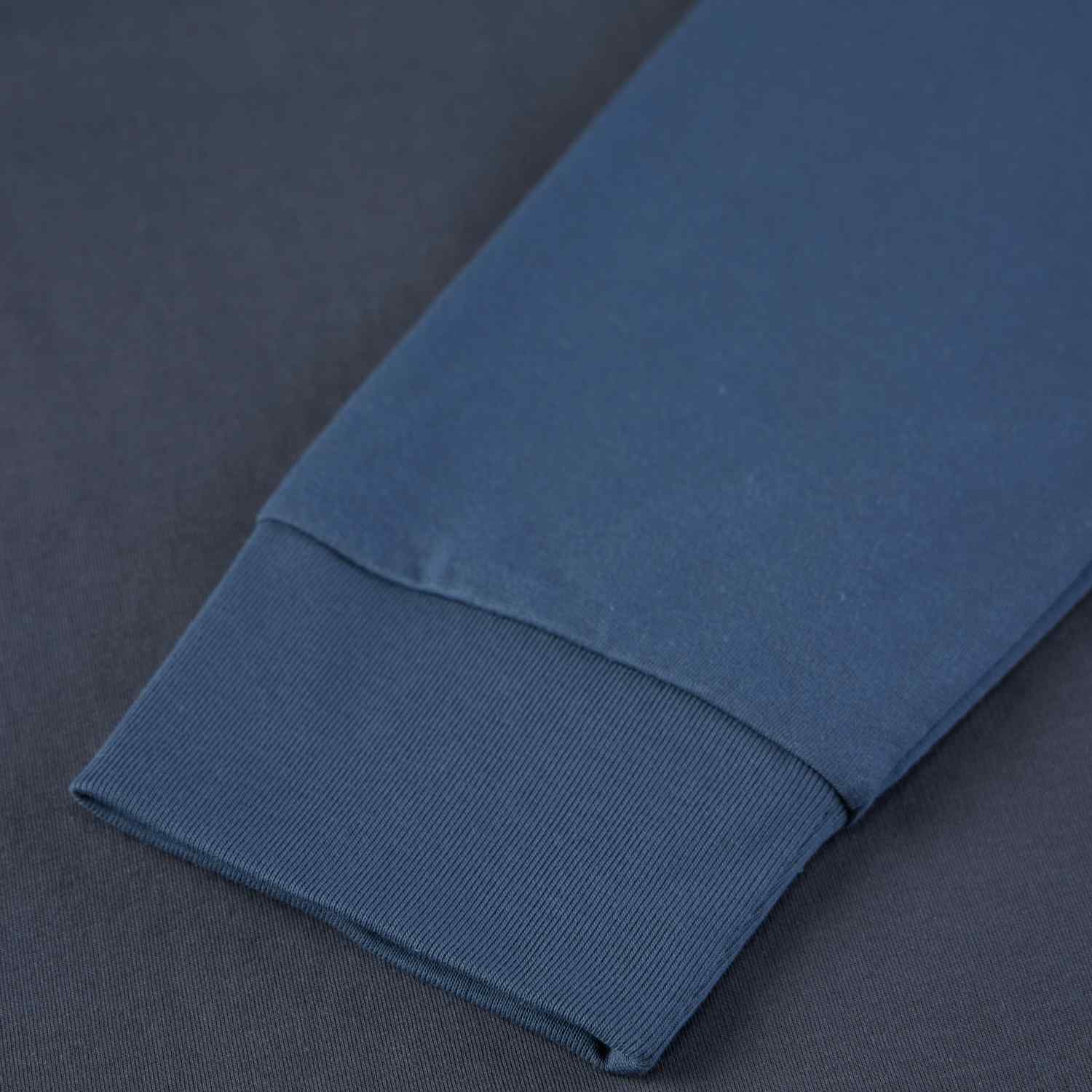 Men's Regular Fit Solid Cotton Jersey Long Sleeve Polo - Giordano