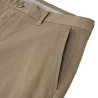 Men's Relax Straight Stretch Twill Khakis - Khaki - Giordano