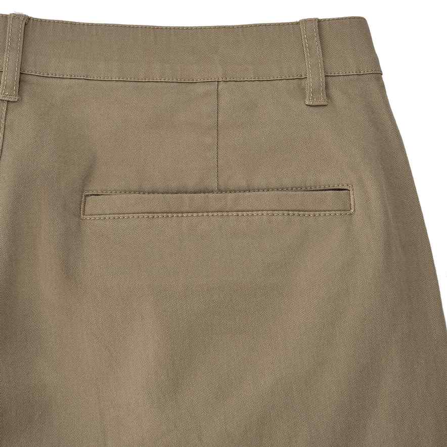 Men's Relax Straight Stretch Twill Khakis - Khaki - Giordano
