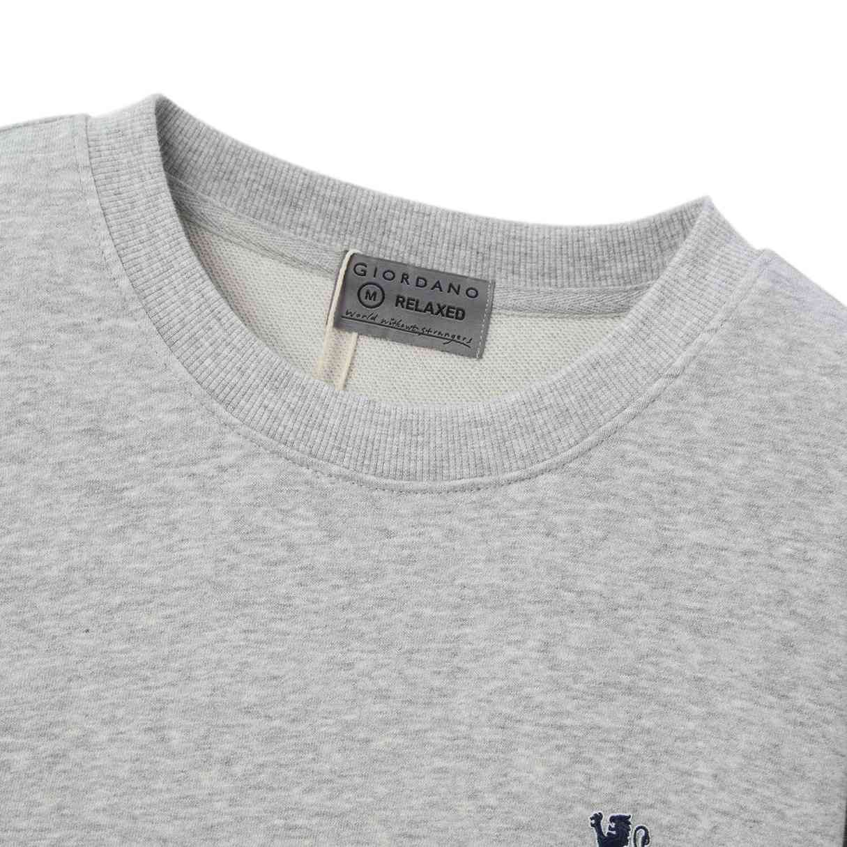 Men's Relaxed Fit French Terry Sweatshirt - Giordano