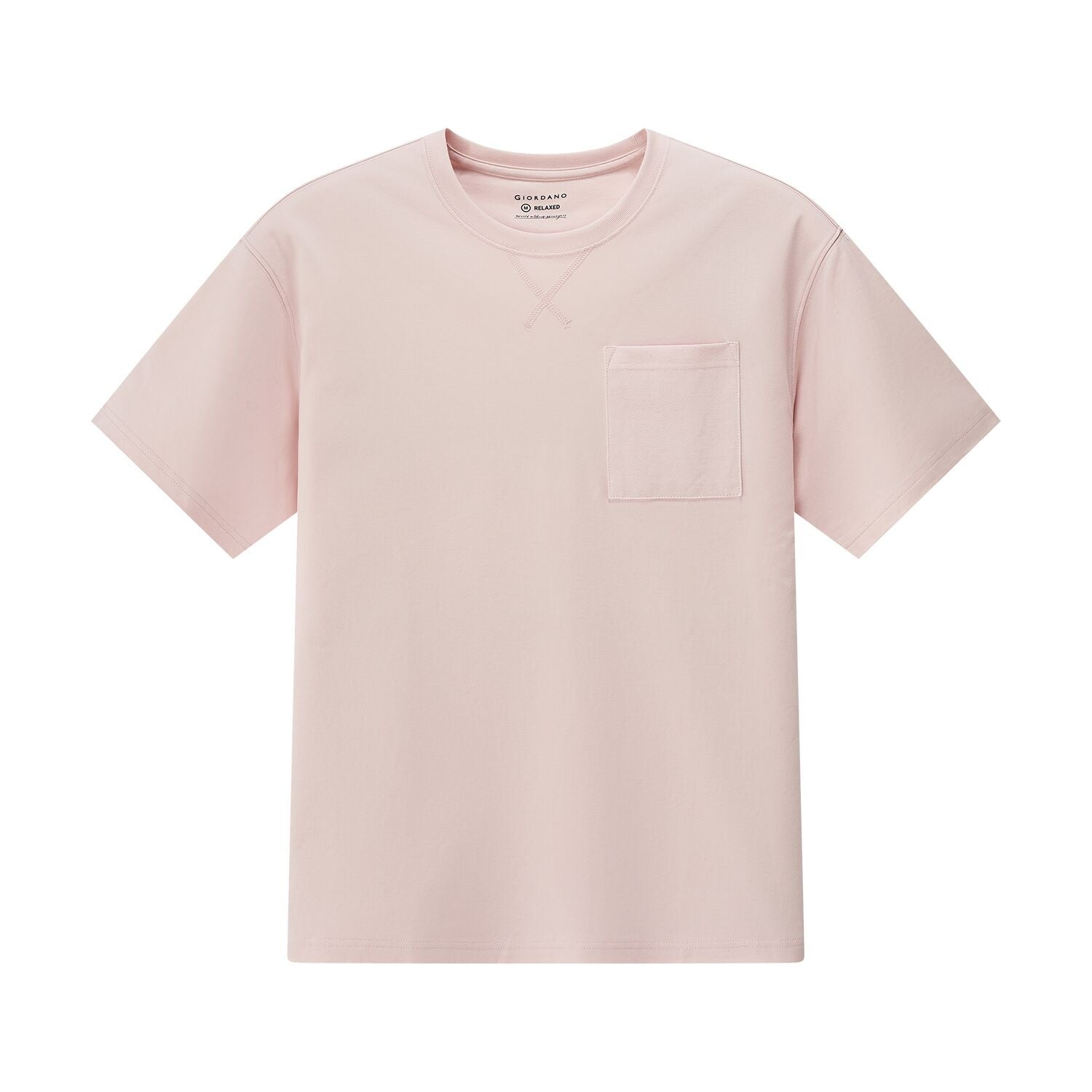 Men's Relaxed Fit Sorona Interlock Pocket Tee - Giordano