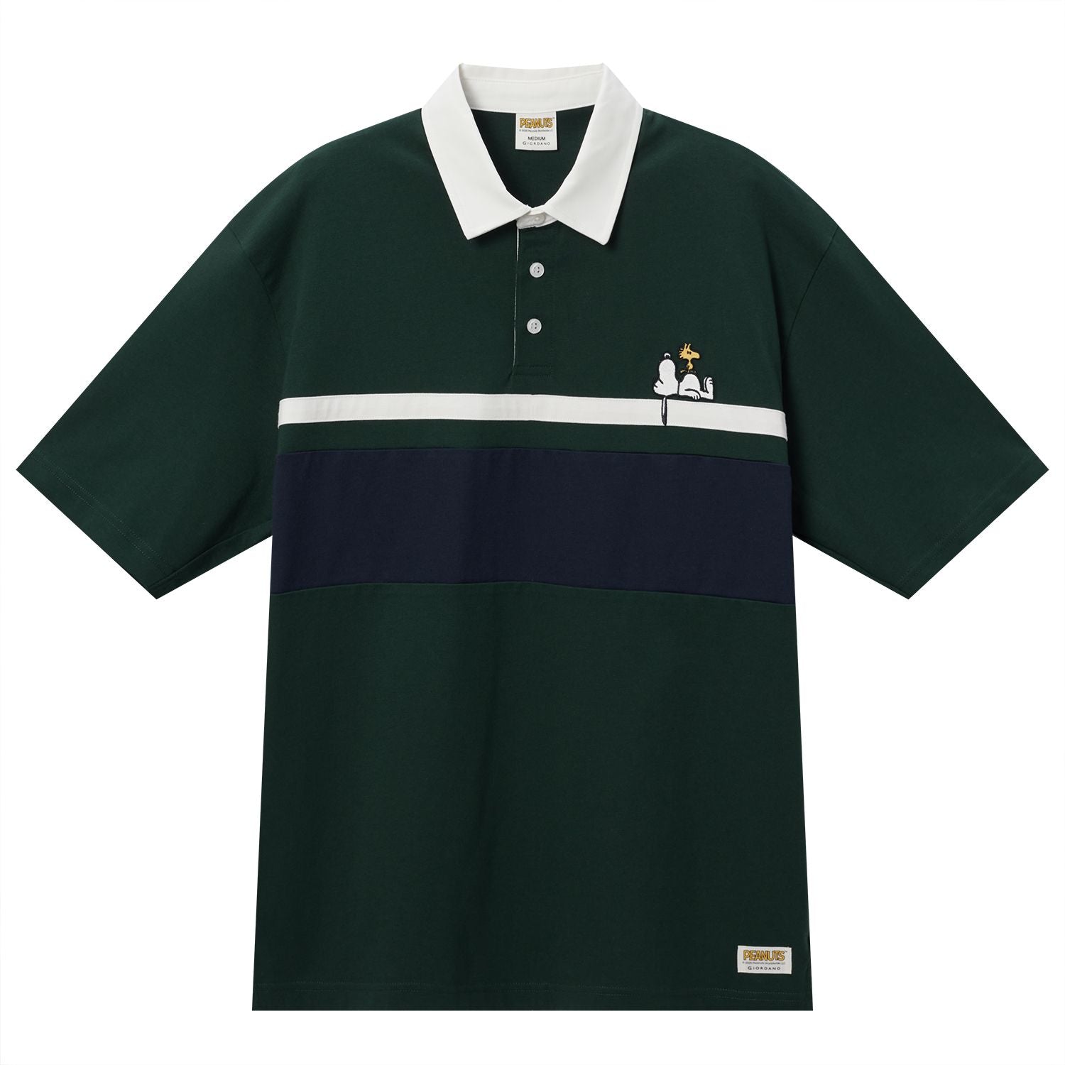Men's Relaxed Snoopy Polo - Giordano