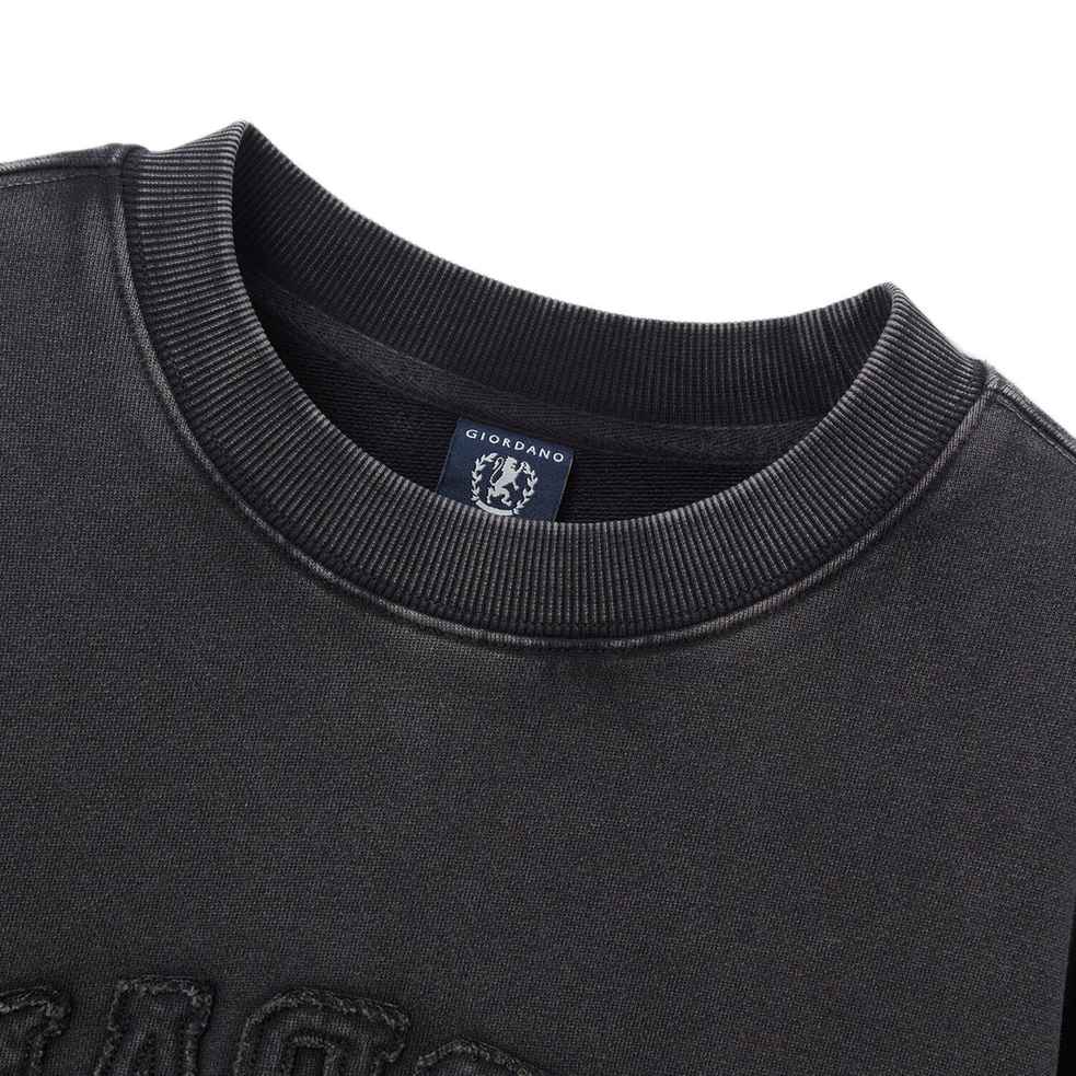 Men's Seasonal Fit Print French Terry Pullover - Giordano