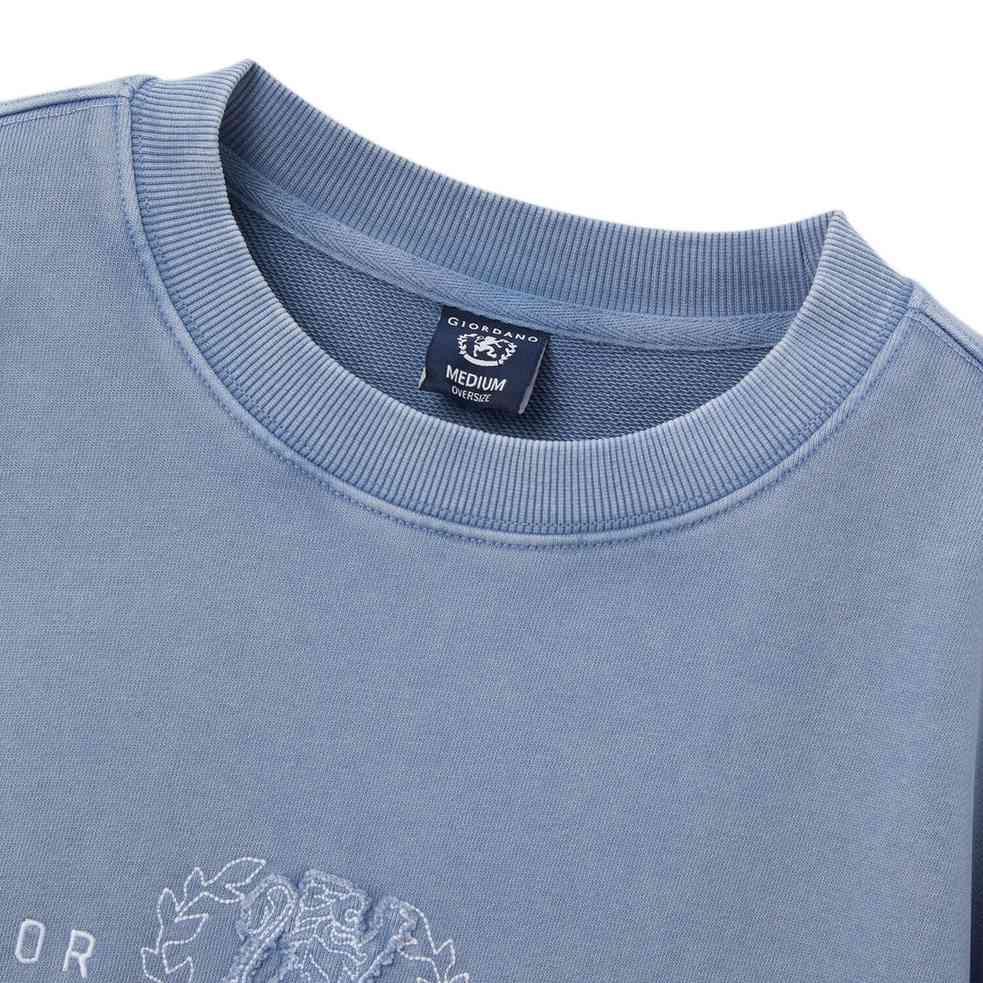 Men's Seasonal Fit Print French Terry Pullover - Giordano