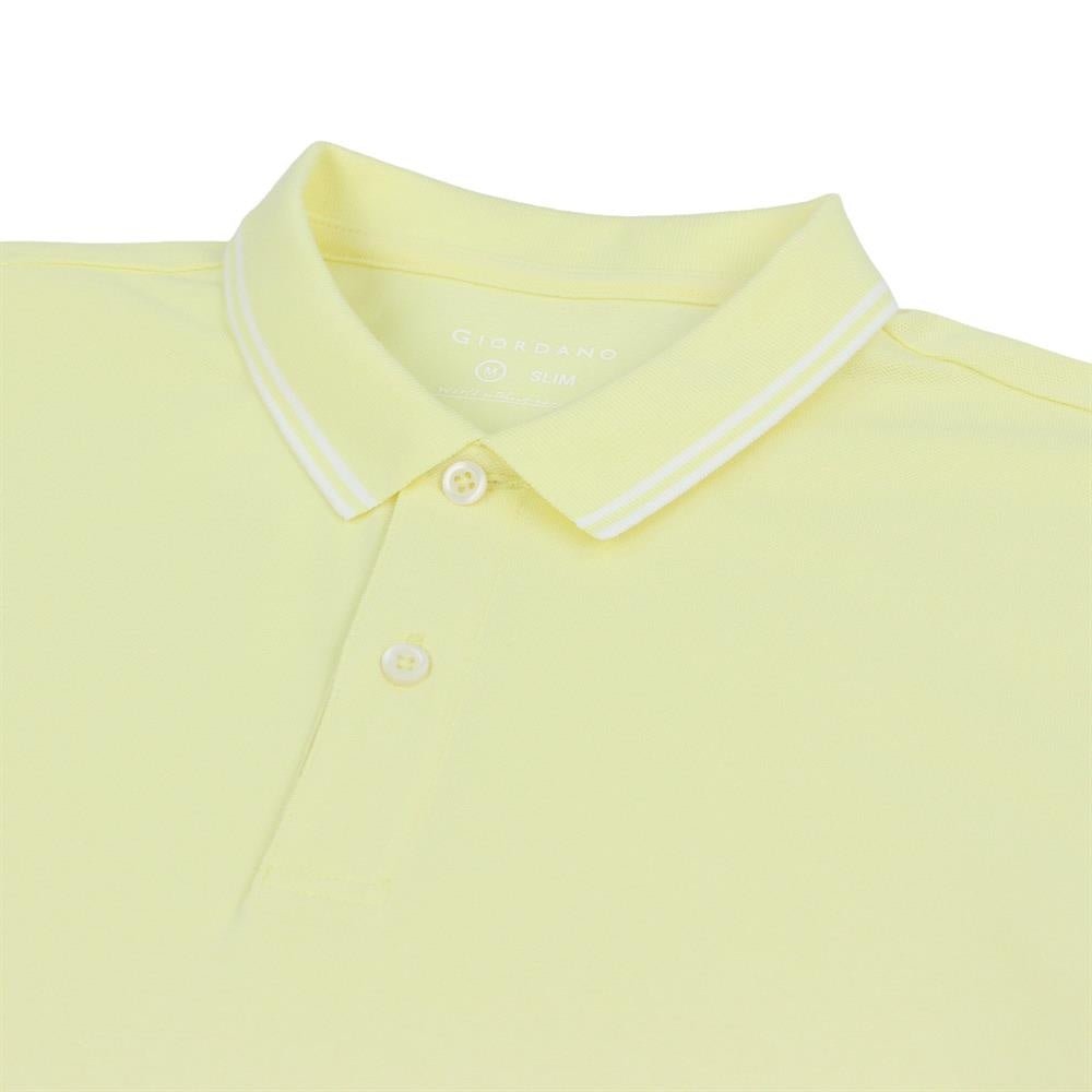 Men's Slim Fit Pique Polo - Giordano