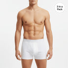 Men's Trunks - 3 Pack - White - Giordano