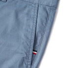 Men's Twill Low Rise Slim Tapered Bermuda - Blue - Giordano