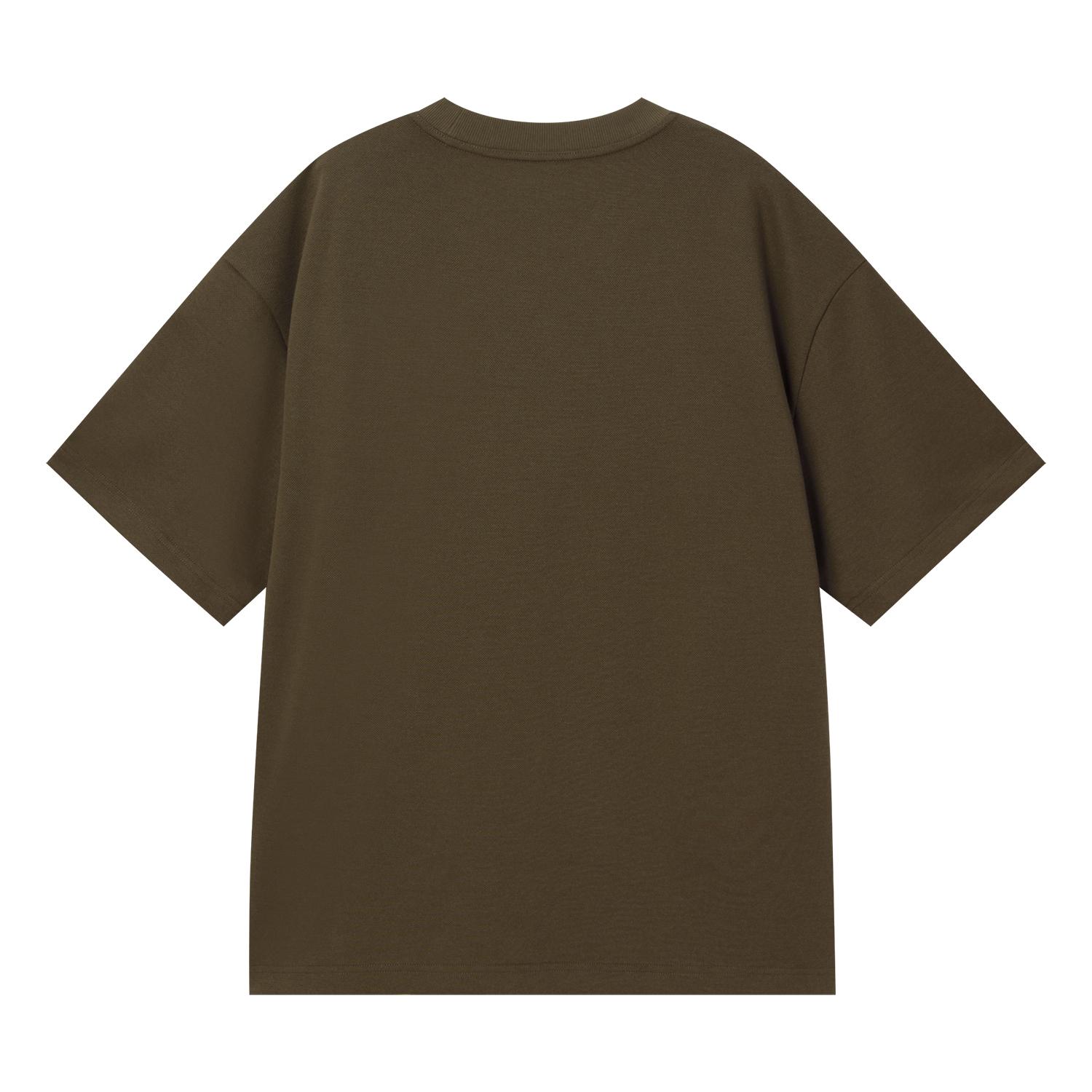 Men's Waffle Crew Neck Oversized Tee - Giordano