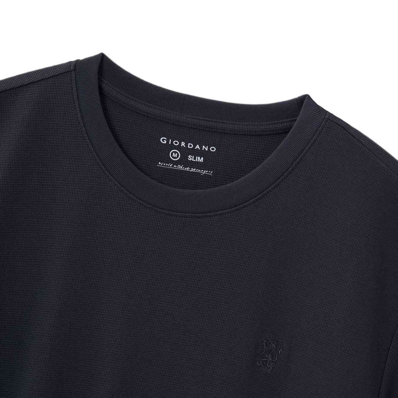 Men's Waffle Crew Neck Tee - Giordano