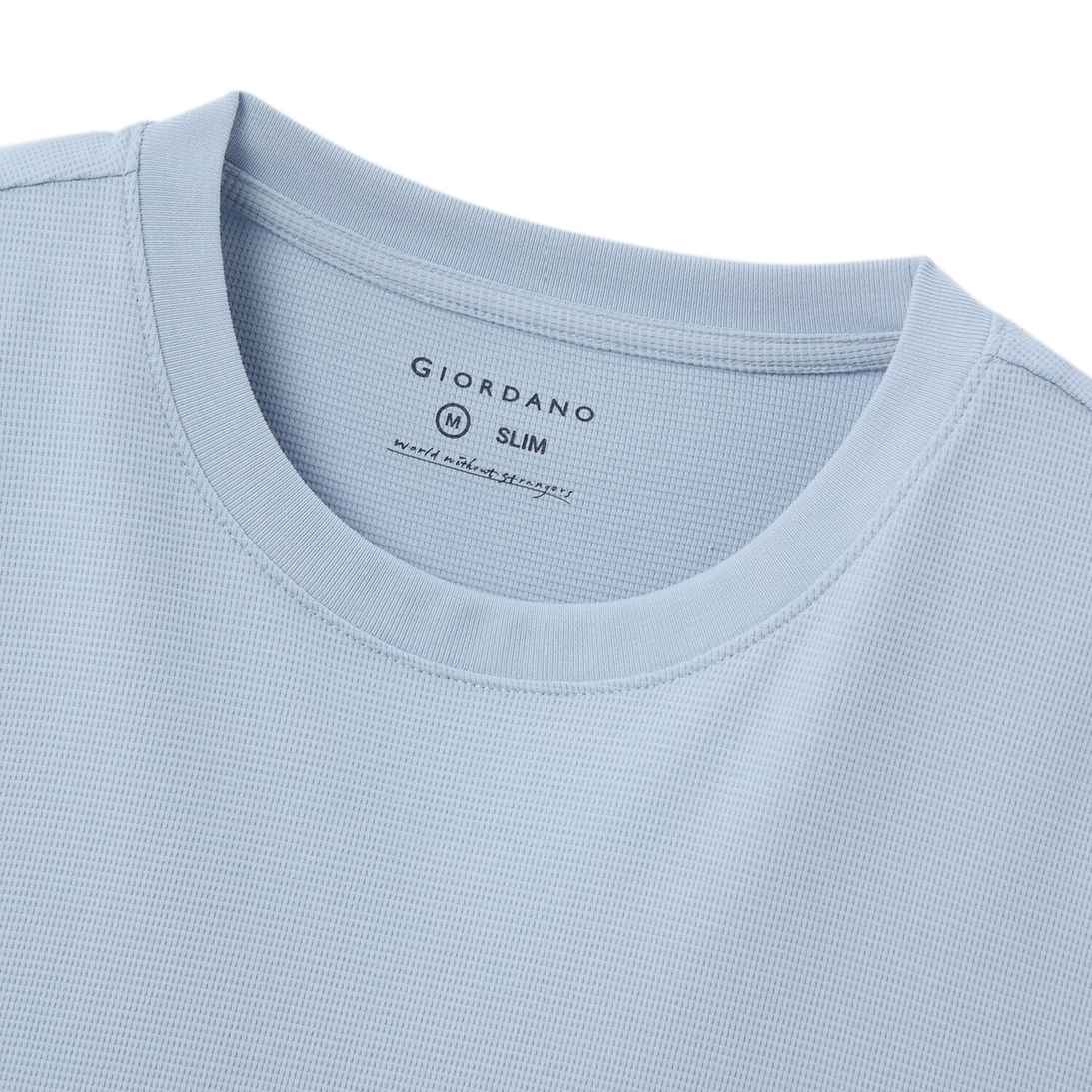 Men's Waffle Crew Neck Tee - Giordano