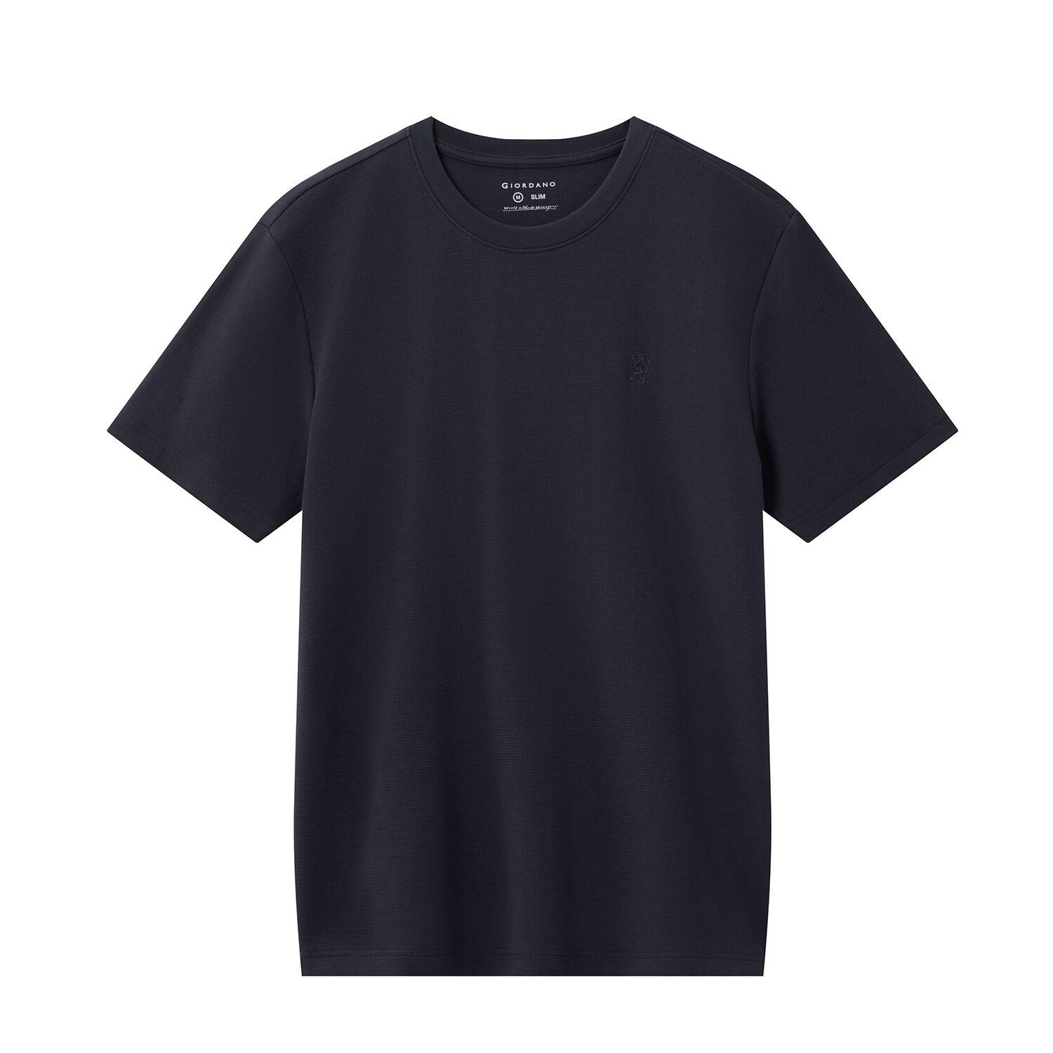 Men's Waffle Crew Neck Tee - Giordano