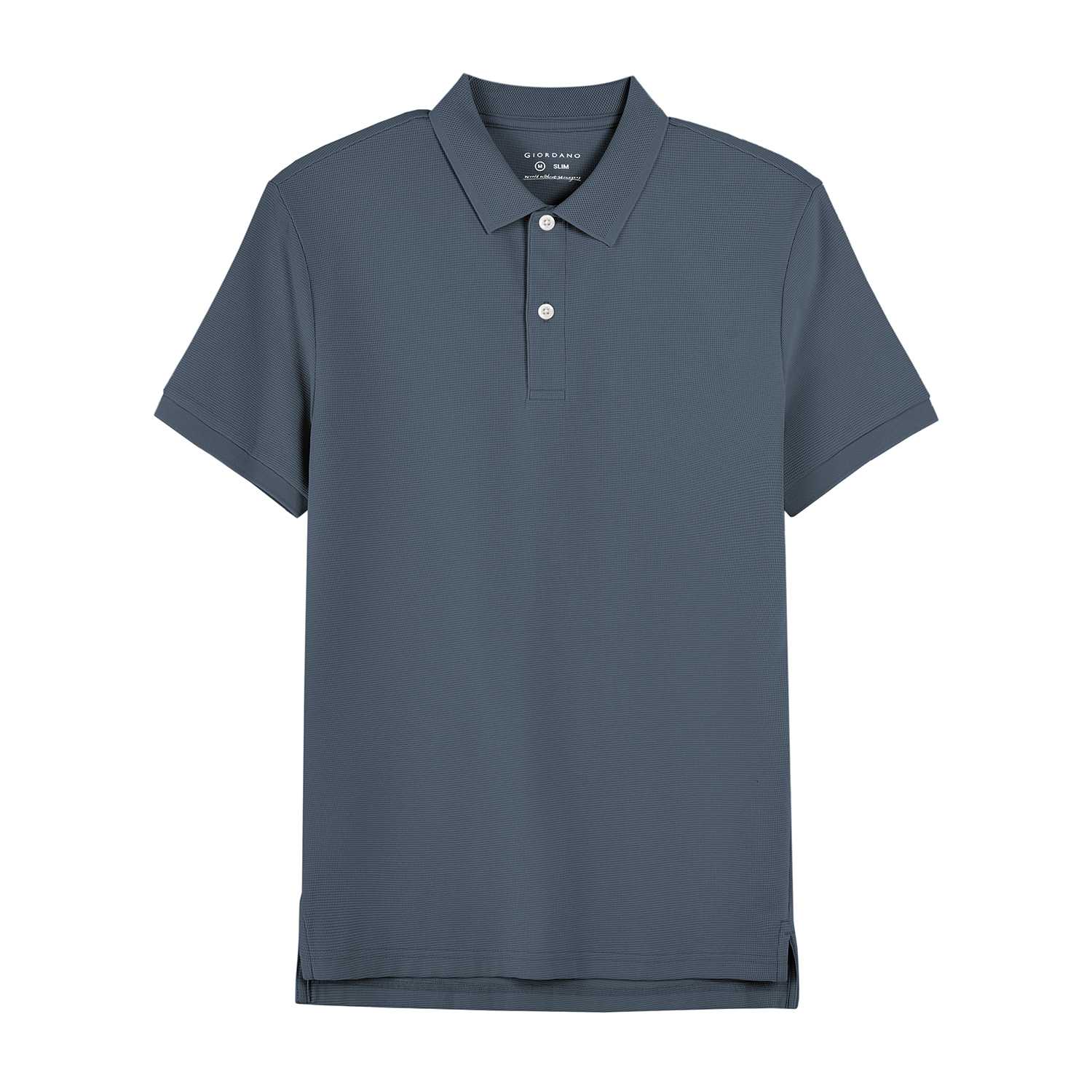 Men's Waffle Solid Polo - Giordano
