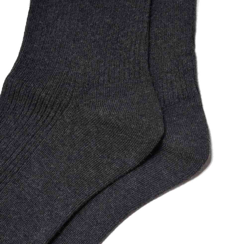Unisex Essentials Longer Ribbed Socks - 2 - Pack - Grey - Giordano