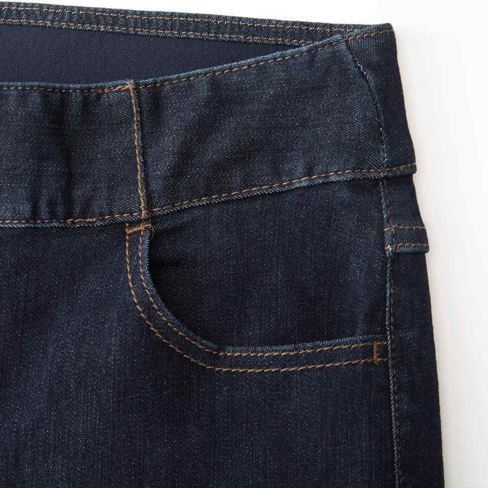 Women Denim High Waist Slim Tapered - Blue - Giordano