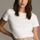 Women's Comfort Fit Sorona Jersey Crew Neck Tee - Giordano