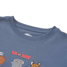 Women’s Crew Neck Print Tee - Tom & Jerry - Blue - Giordano