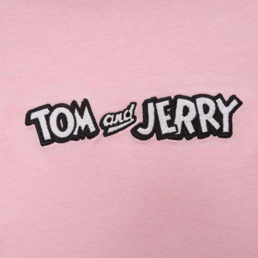 Women’s Crew Neck Print Tee - Tom & Jerry - Pink - Giordano